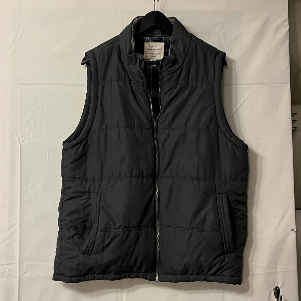 Weatherproof Vintage Gray Puffer Vest